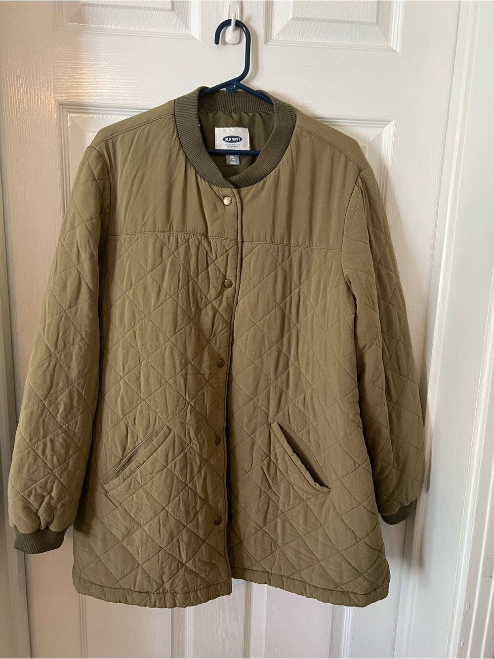 Old Navy Quilted Olive Women's Puffer Jacket
